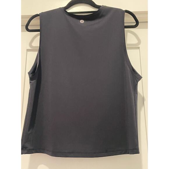 Papaya Active Women's black crop yoga top MED - Picture 2 of 6